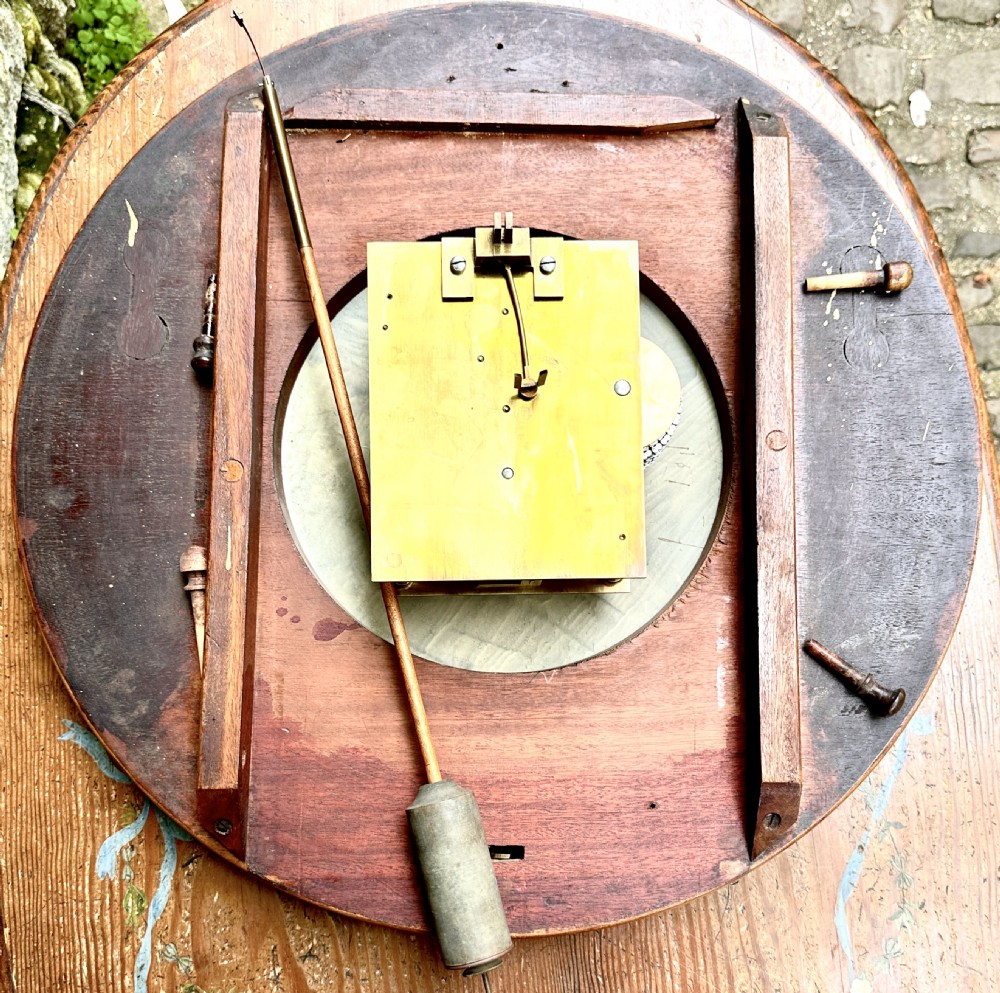 A Country House Late Victorian Drop Dial Wall Clock View VIII