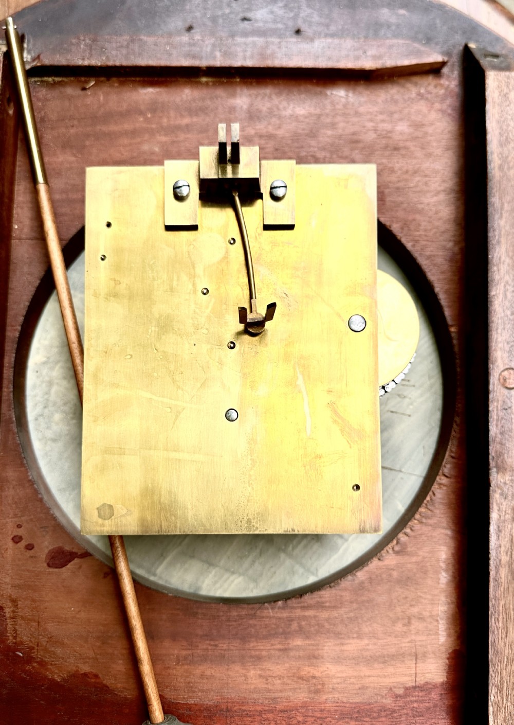 A Country House Late Victorian Drop Dial Wall Clock View IX