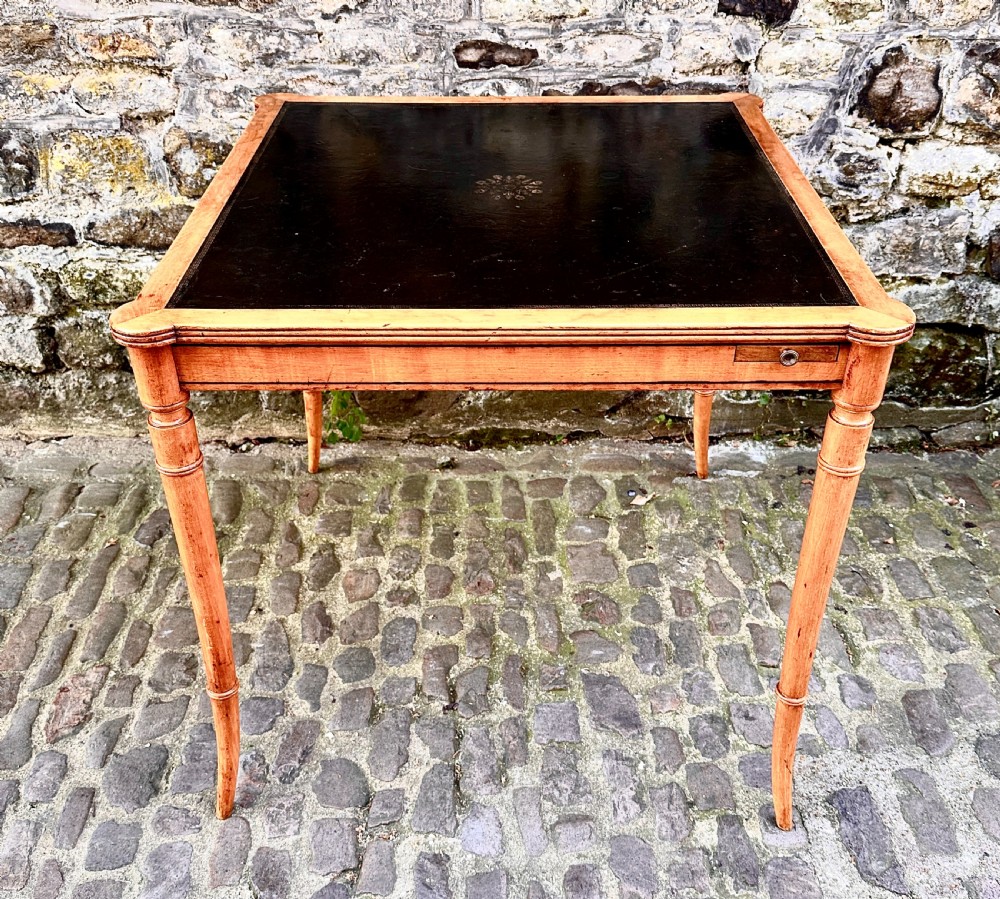 A Late Victorian Maple Card Table