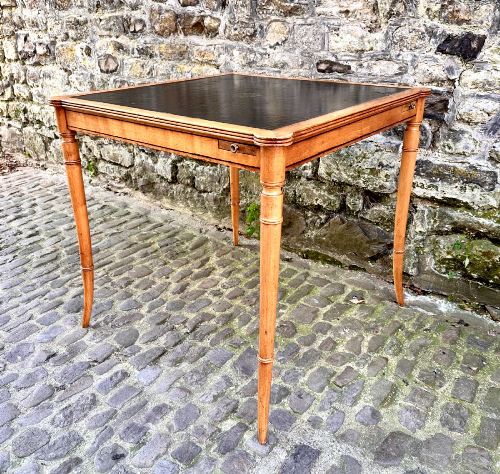 A Late Victorian Maple Card Table View II