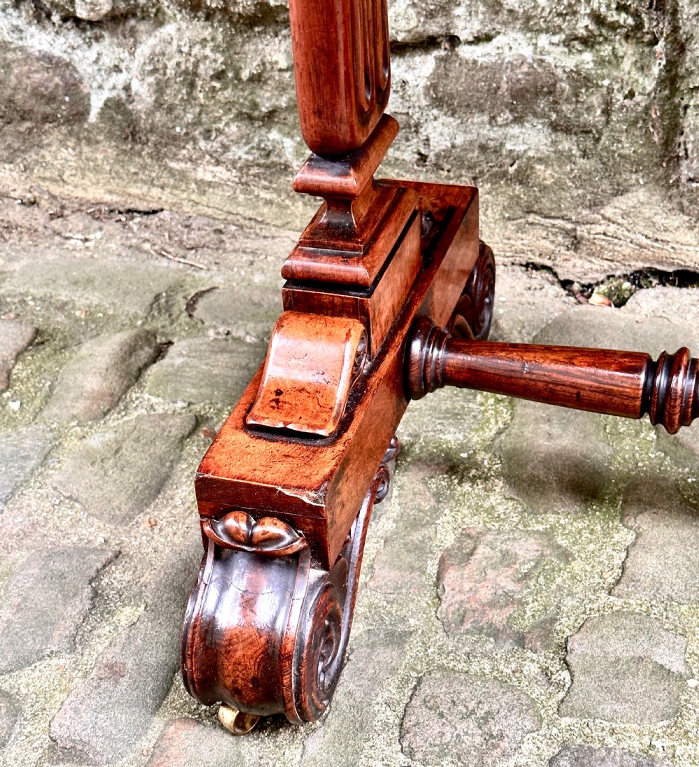 A George IV Rosewood Side Table View VI