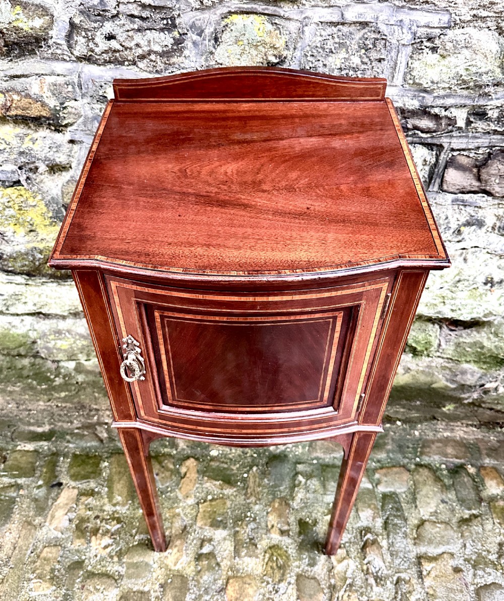 A Pair of Edwardian Bedside Tables View IV