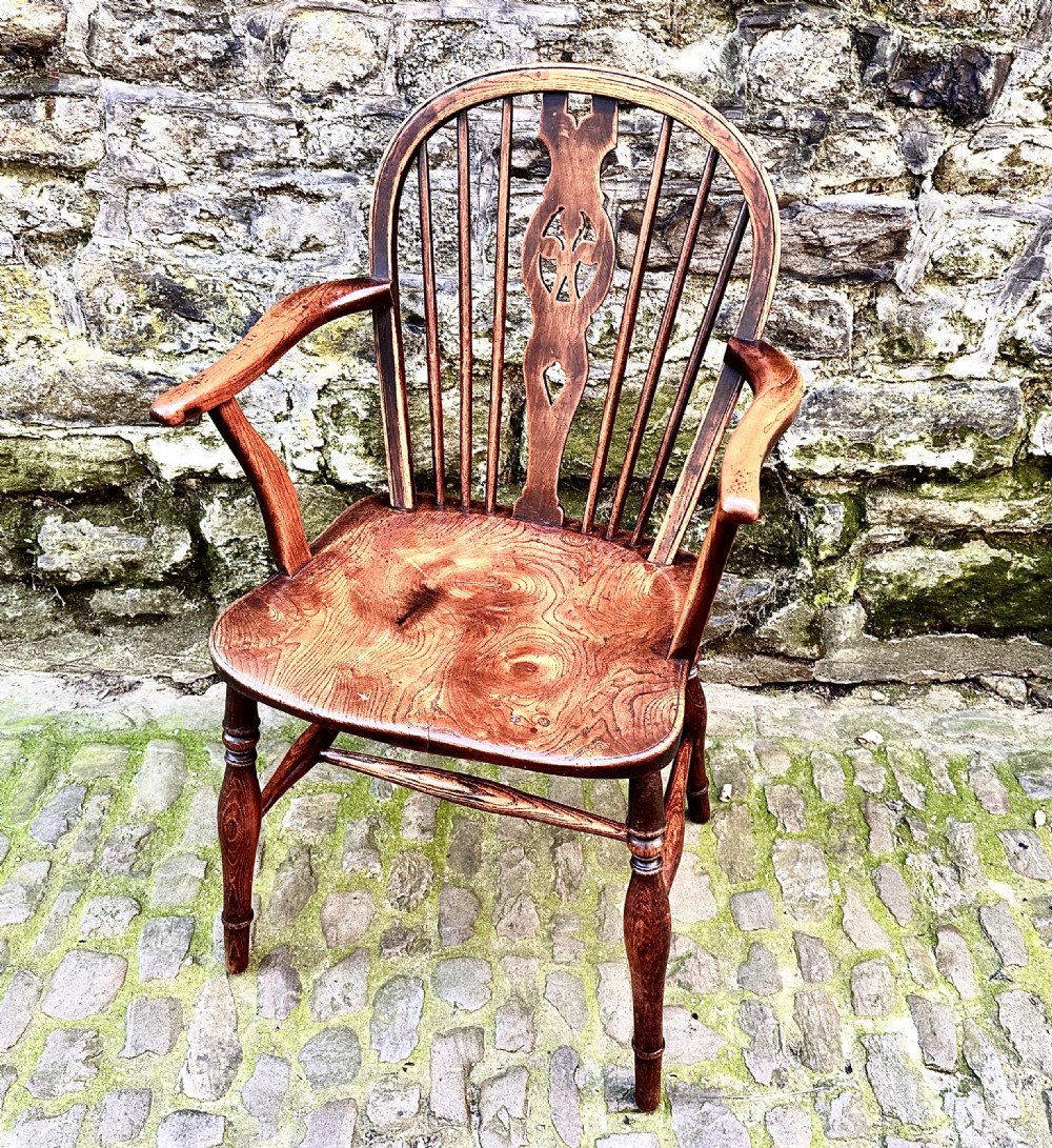 A William IV Thames Valley Windsor Elbow Chair