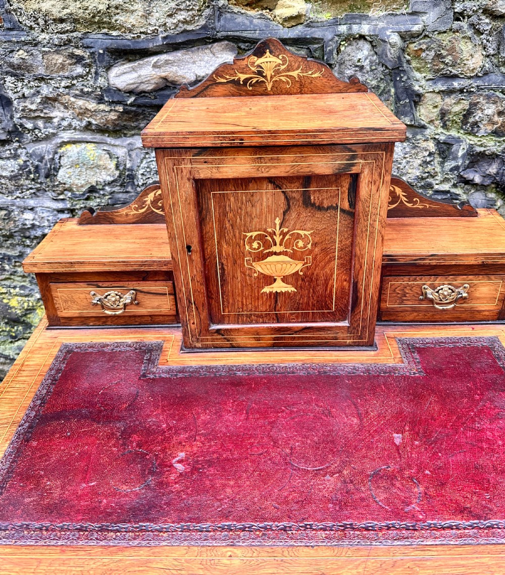 A Late Victorian Rosewood Bonheur du Jour View V