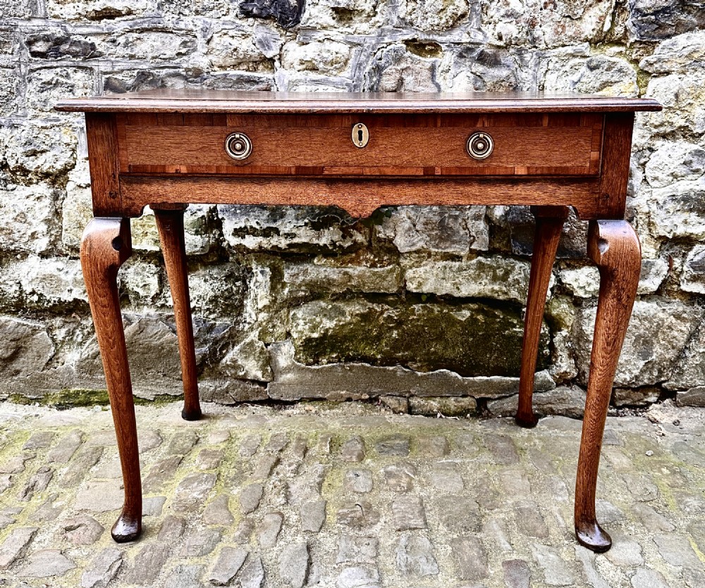 A Georgian Oak Side Table