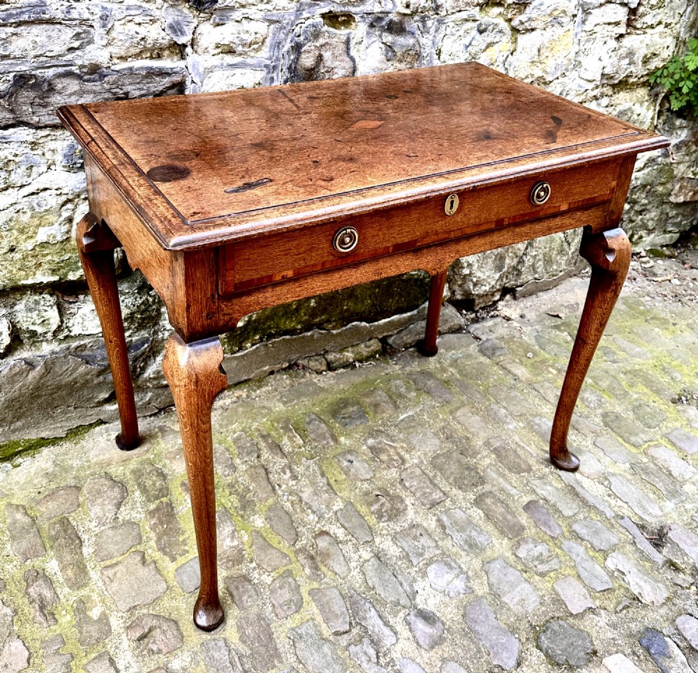 A Georgian Oak Side Table View III