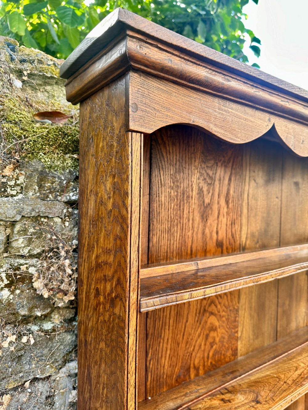 A George III Oak and Chestnut Dresser View X