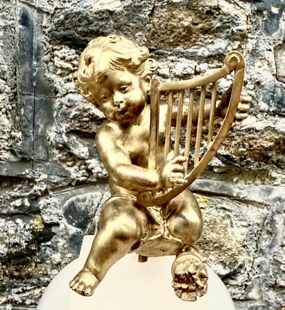 A Late 19th Century French Alabaster Mantel Clock View IV
