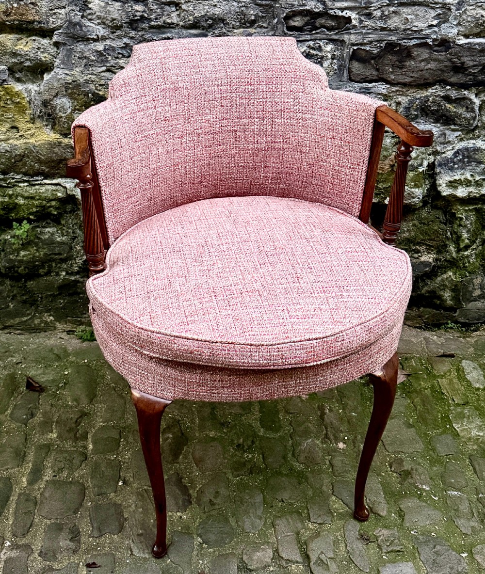 A Small Regency Rosewood Desk Chair