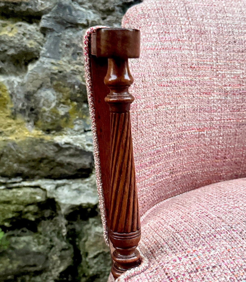 A Small Regency Rosewood Desk Chair View II