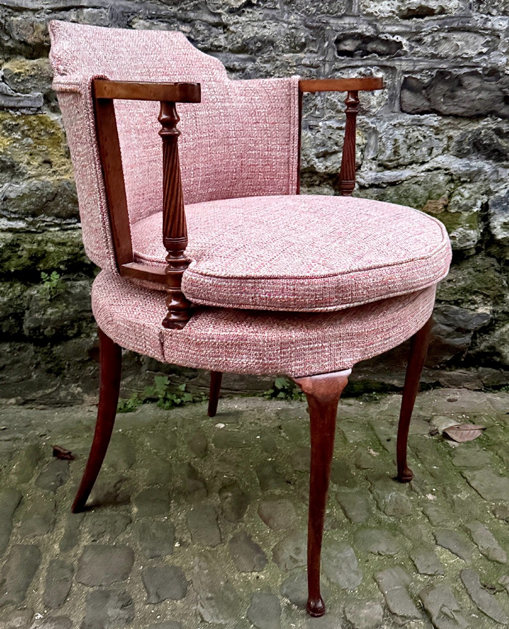 A Small Regency Rosewood Desk Chair View IV