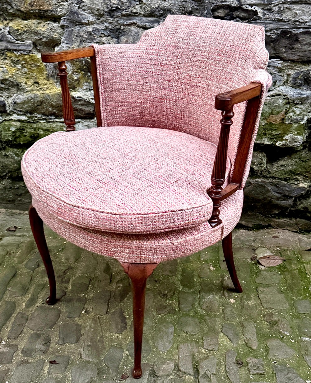 A Small Regency Rosewood Desk Chair View V