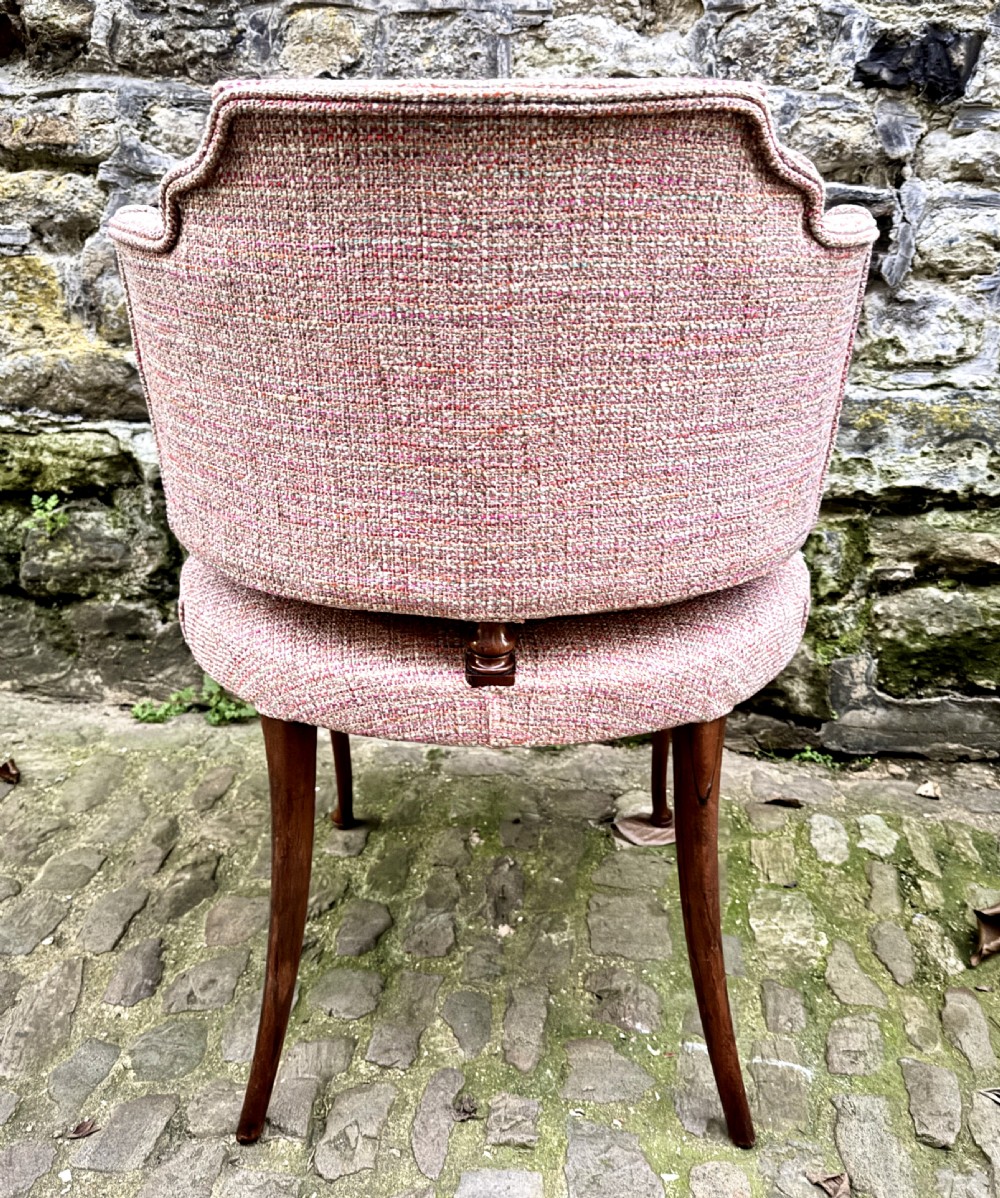 A Small Regency Rosewood Desk Chair View VII