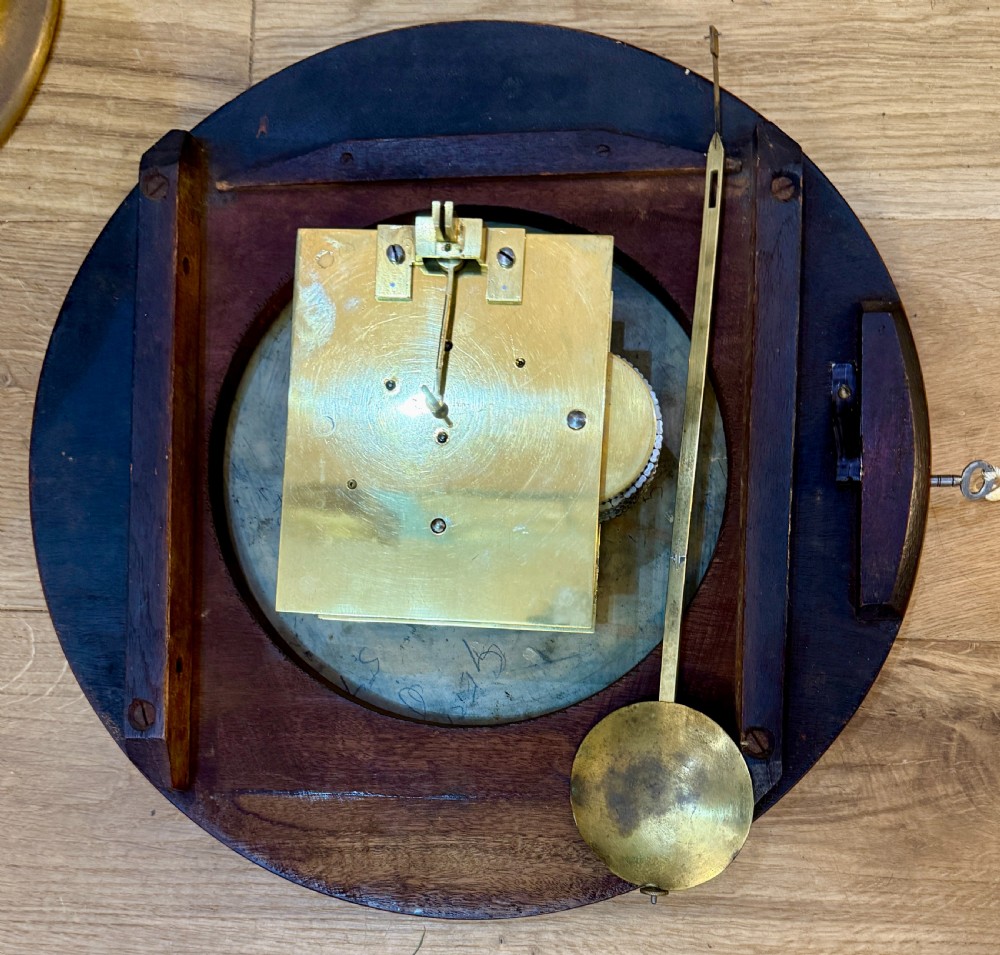A Mid Victorian Drop Dial Wall Clock View V