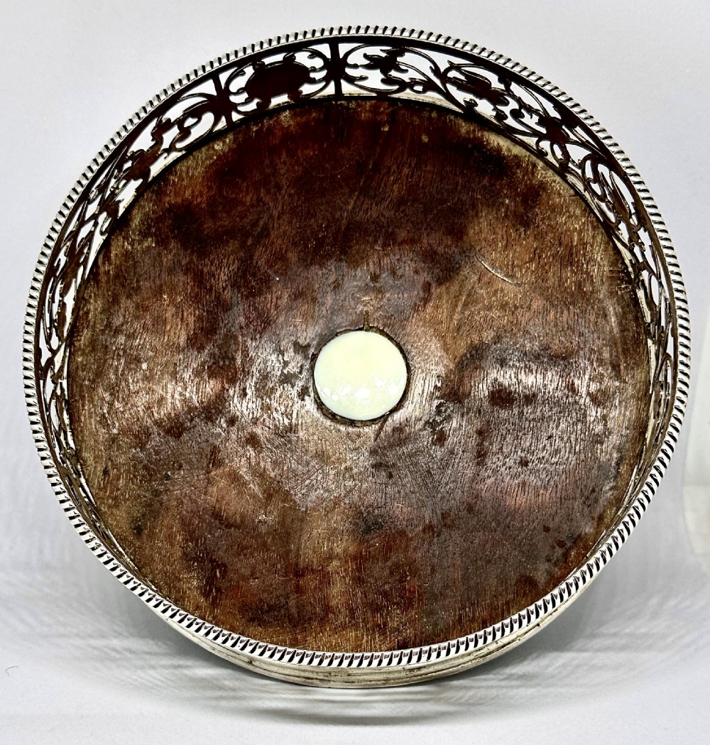 A Fine George III Silver Wine Coaster View II
