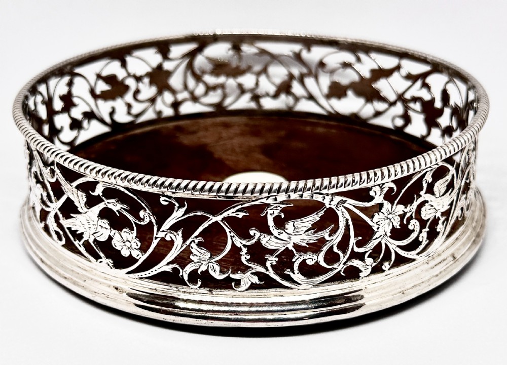 A Fine George III Silver Wine Coaster View IV