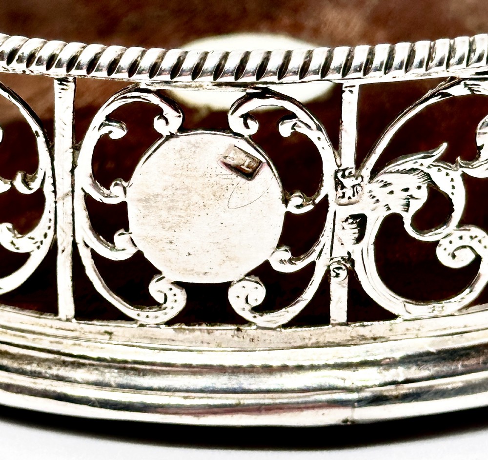 A Fine George III Silver Wine Coaster View V