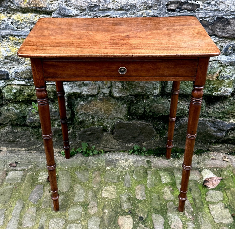 A George IV Mahogany Side Table