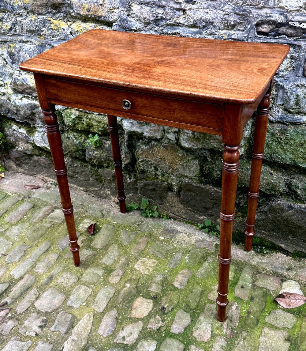 A George IV Mahogany Side Table View II