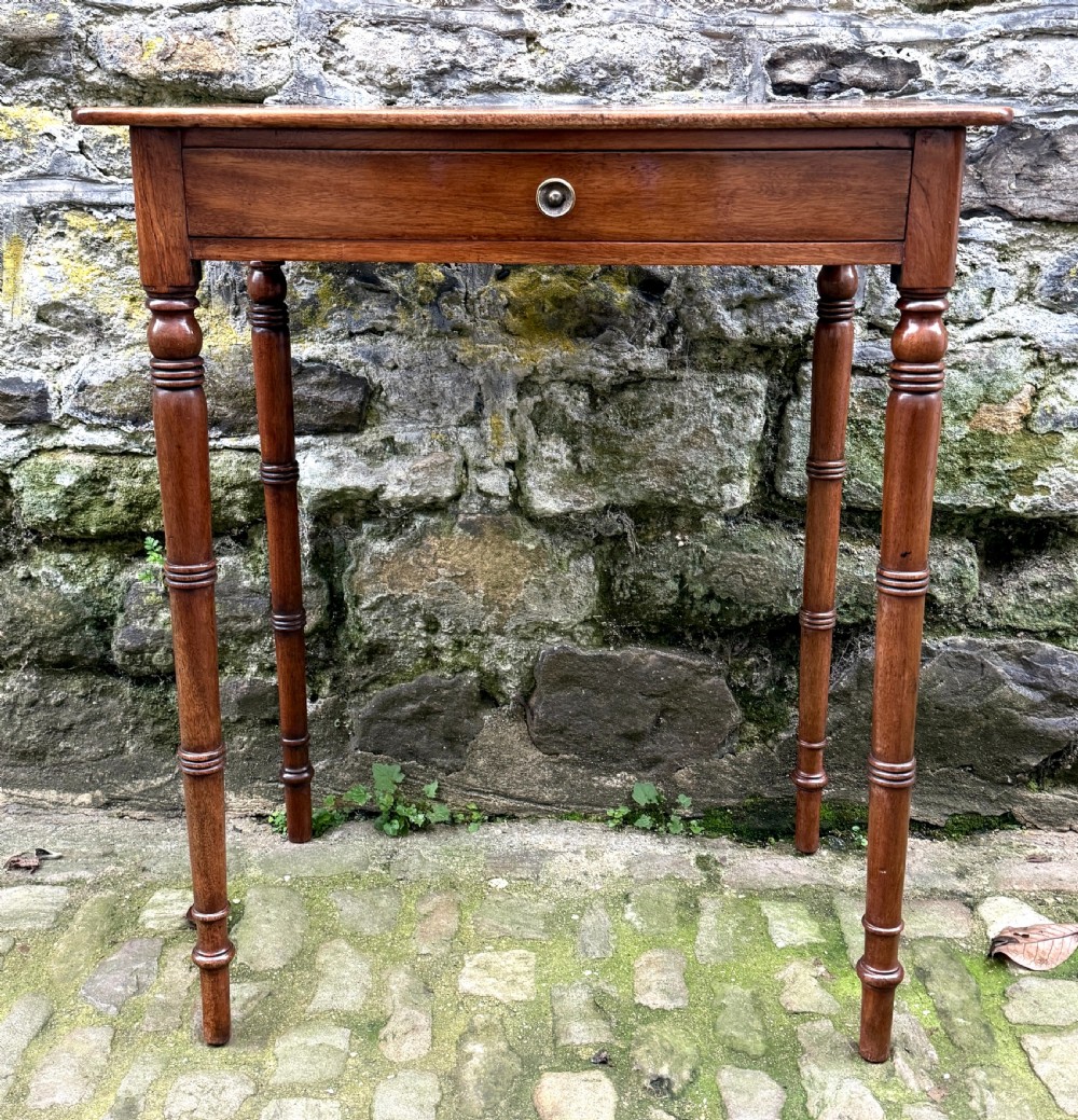 A George IV Mahogany Side Table View III