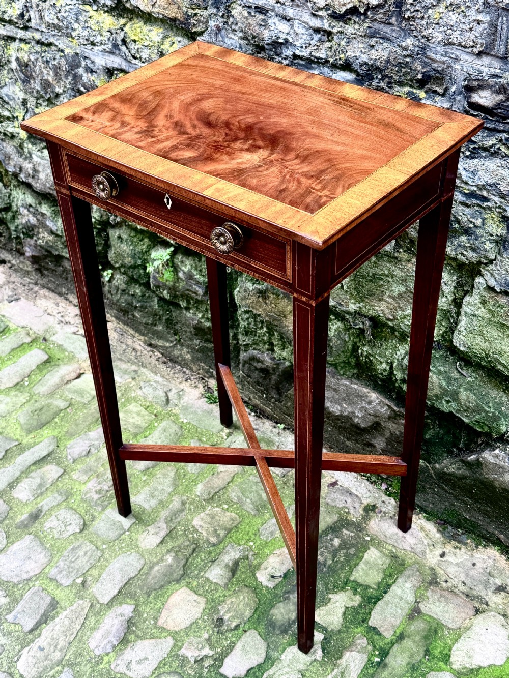 A Small George III Mahogany Side Table View III