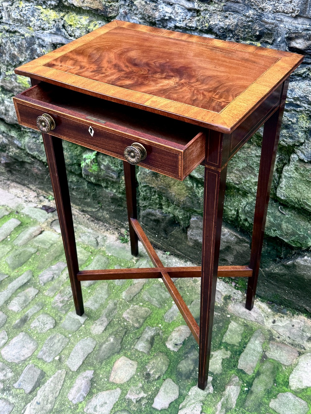 A Small George III Mahogany Side Table View IV