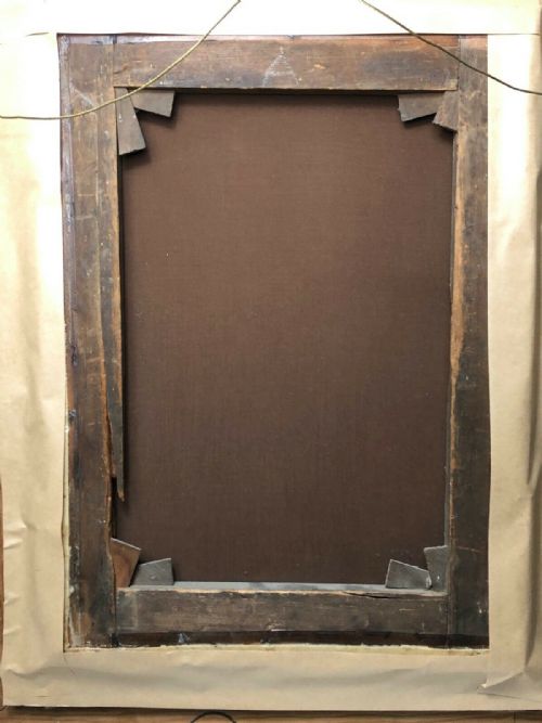 VICTORIAN OIL PAINTING CAVALIER ROUNDHEAD HORSEBACK SWORD SKIRMISH - ADDITIONAL PHOTO 4
