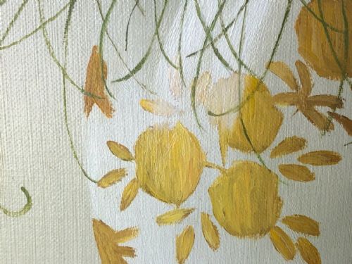 OIL PAINTING STILL LIFE BOUQUET FLOWERS SIGNED ELIZABETH ROUVIERE - ADDITIONAL PHOTO 8