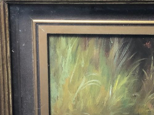 FINE ART SPORTING OIL PAINTING STUDY PIKE FISH RISING FROM THE RIVER - ADDITIONAL PHOTO 18