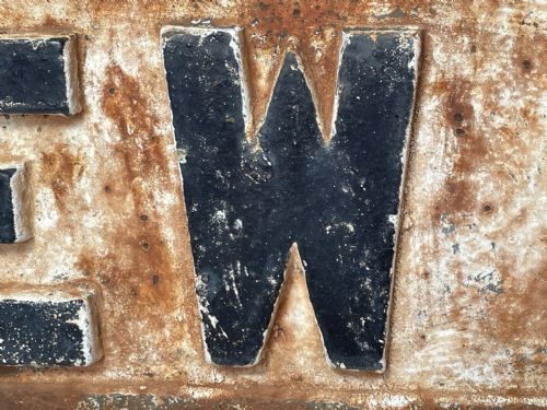 19TH CENTURY ARCHITECTURAL CAST IRON LONDON ROAD SIGN NEW STREET - ADDITIONAL PHOTO 17