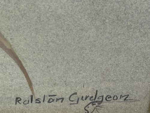 WATERCOLOUR YELLOWHAMMER PASSERINE BIRD STUDY BY RALSTON GUDGEON RSW - ADDITIONAL PHOTO 2