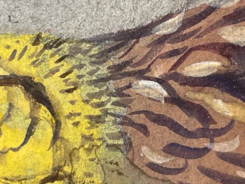 WATERCOLOUR YELLOWHAMMER PASSERINE BIRD STUDY BY RALSTON GUDGEON RSW - ADDITIONAL PHOTO 16