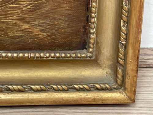 fig 4.  19th Century Oil Painting Horse In Stable By Edwin Loder 1827-1885