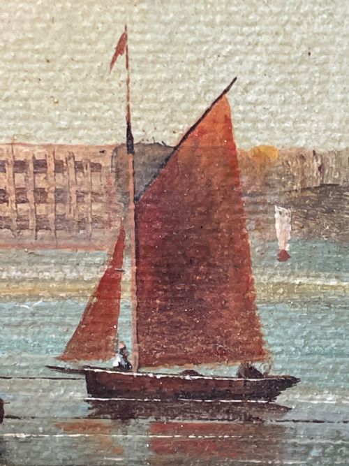 SEASCAPE OIL PAINTING FIRST RATE MAN O WAR SHIPS BY BRIAN COOLE - ADDITIONAL PHOTO 29