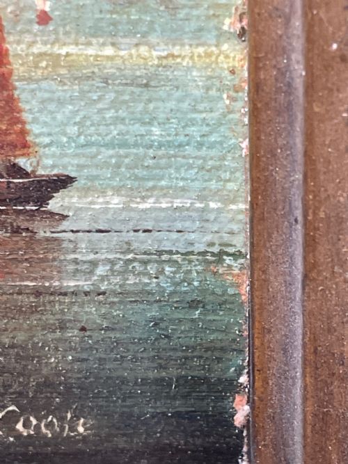 SEASCAPE OIL PAINTING FIRST RATE MAN O WAR SHIPS BY BRIAN COOLE - ADDITIONAL PHOTO 30