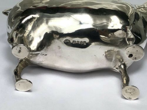 VICTORIAN STERLING SILVER COW CREAMER MAKER WILLIAM MOERING - ADDITIONAL PHOTO 7