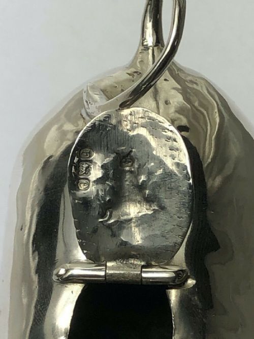 VICTORIAN STERLING SILVER COW CREAMER MAKER WILLIAM MOERING - ADDITIONAL PHOTO 9