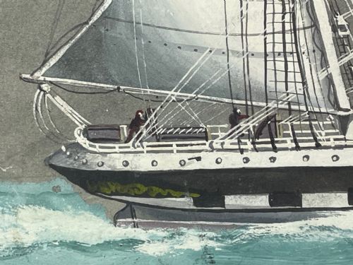 SEASCAPE WATERCOLOUR SHIP CHAMPION OF THE SEAS FROM BLACK BALL LINE - ADDITIONAL PHOTO 16