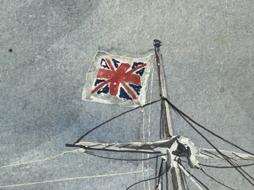 SEASCAPE WATERCOLOUR SHIP CHAMPION OF THE SEAS FROM BLACK BALL LINE - ADDITIONAL PHOTO 24