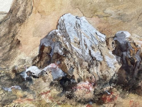 19TH CENTURY WATERCOLOUR LOCH KISHORN BY WILLIAM LEIGHTON LEITCH - ADDITIONAL PHOTO 18