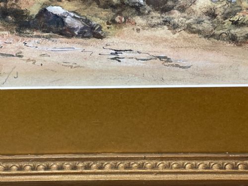 19TH CENTURY WATERCOLOUR LOCH KISHORN BY WILLIAM LEIGHTON LEITCH - ADDITIONAL PHOTO 26