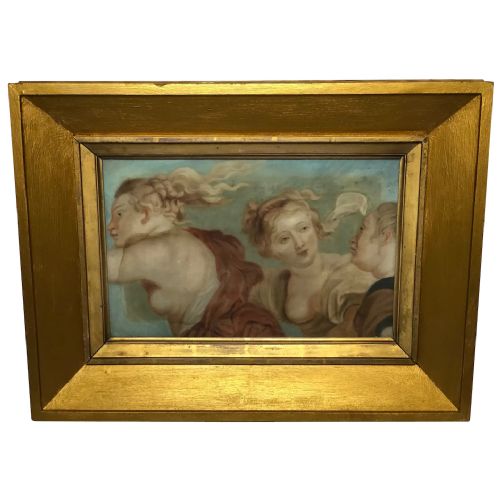 italian late 17th century painting the three graces - CATEGORY: ANTIQUE ART - DATED 17TH CENTURY