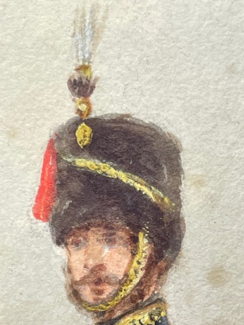 19TH CENTURY WATERCOLOUR PRINCE OF WALES OWN CAVALRY BY HENRY MARTENS - ADDITIONAL PHOTO 15