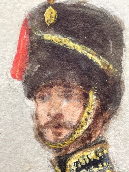19TH CENTURY WATERCOLOUR PRINCE OF WALES OWN CAVALRY BY HENRY MARTENS - ADDITIONAL PHOTO 16