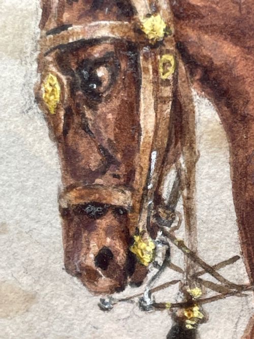 19TH CENTURY WATERCOLOUR PRINCE OF WALES OWN CAVALRY BY HENRY MARTENS - ADDITIONAL PHOTO 17