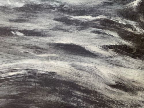 HUGE VICTORIAN SEASCAPE OIL PAINTING SINKING SHIP SIGNALLING RESCUERS BY HENRY E TOZER BORN 1864 - ADDITIONAL PHOTO 11