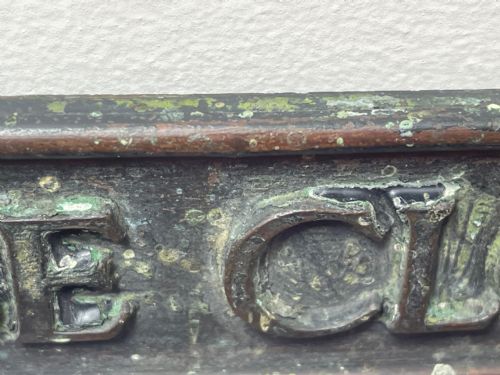 ARCHITECTURAL BRONZE GARDEN PLAQUE SIGN PLEASE CLOSE THE GATE - ADDITIONAL PHOTO 4