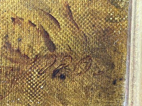 19TH CENTURY OIL PAINTING BAY HUNTER HORSE BY CLAUDE LORRAINE FERNELEY - ADDITIONAL PHOTO 9