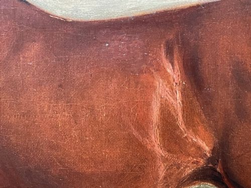 19TH CENTURY OIL PAINTING BAY HUNTER HORSE BY CLAUDE LORRAINE FERNELEY - ADDITIONAL PHOTO 13