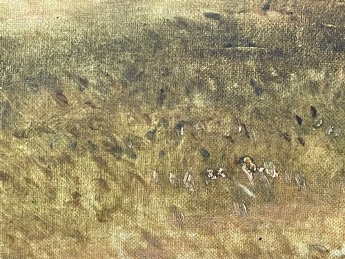 19TH CENTURY OIL PAINTING BAY HUNTER HORSE BY CLAUDE LORRAINE FERNELEY - ADDITIONAL PHOTO 18
